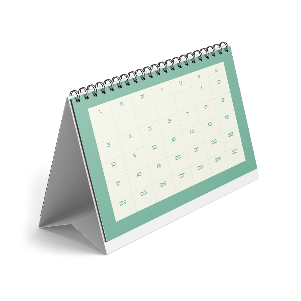 Calendrier à poser