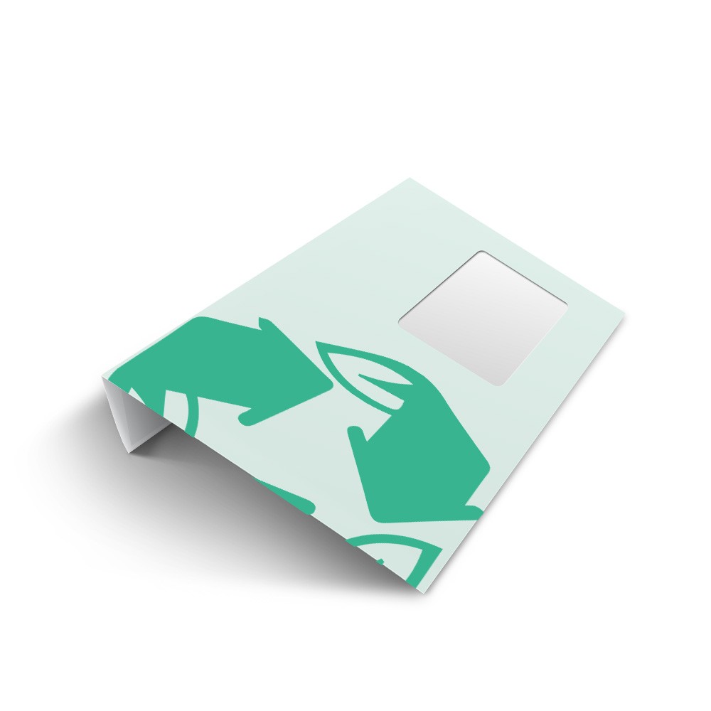 Enveloppe personnalisée en papier recyclé