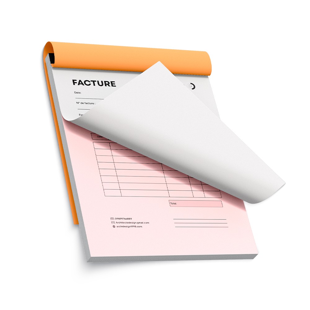 Carnet à souches autocopiant