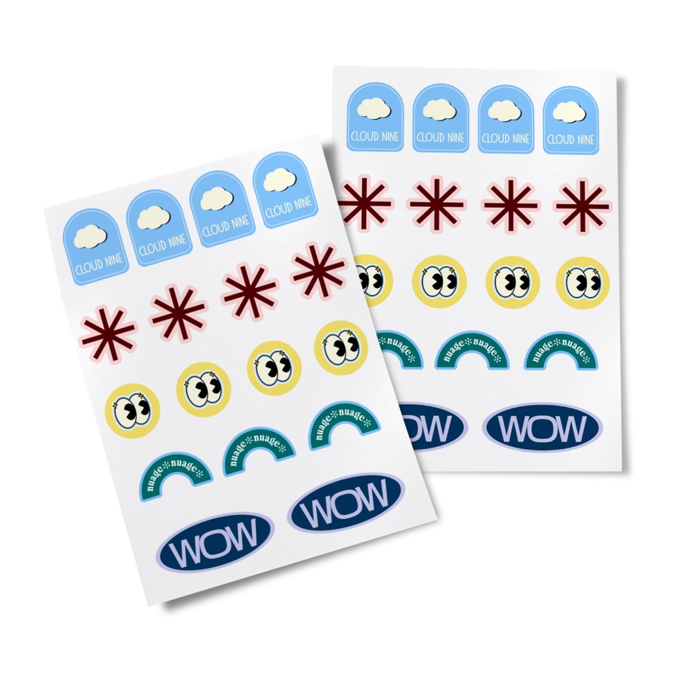 Stickers en planches