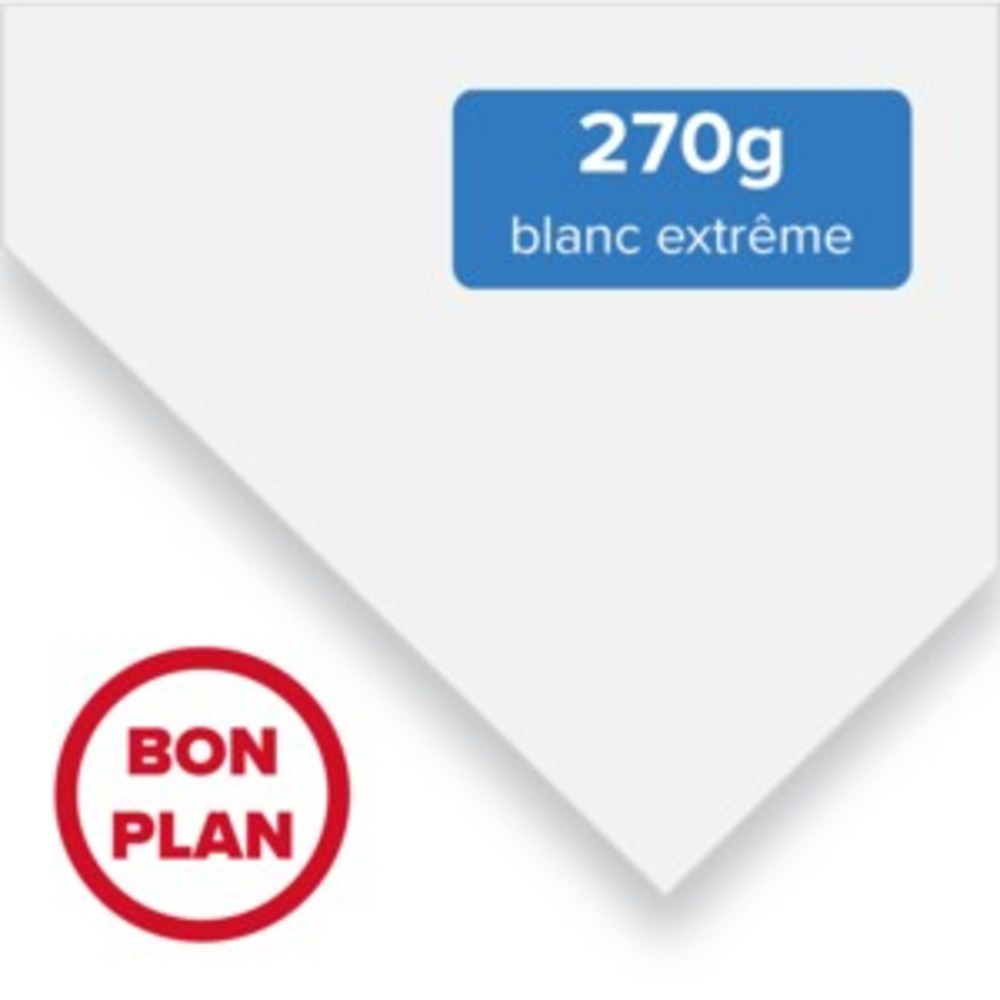 Carterie 270g offset blanc