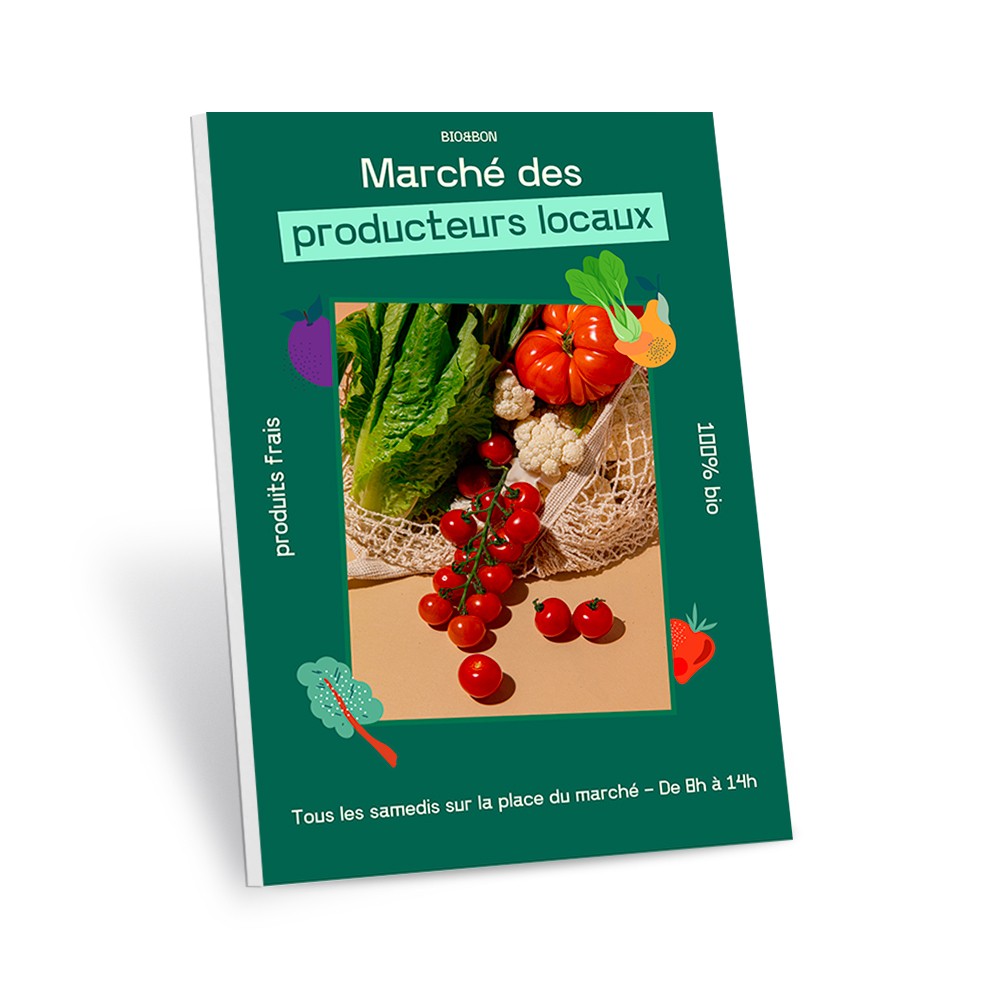 Panneau publicitaire recyclé