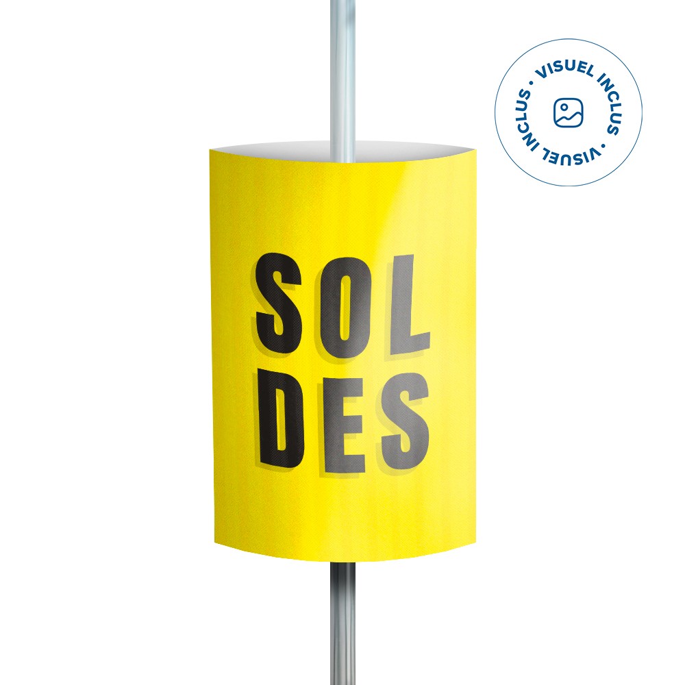 PLV de parking pré-imprimée