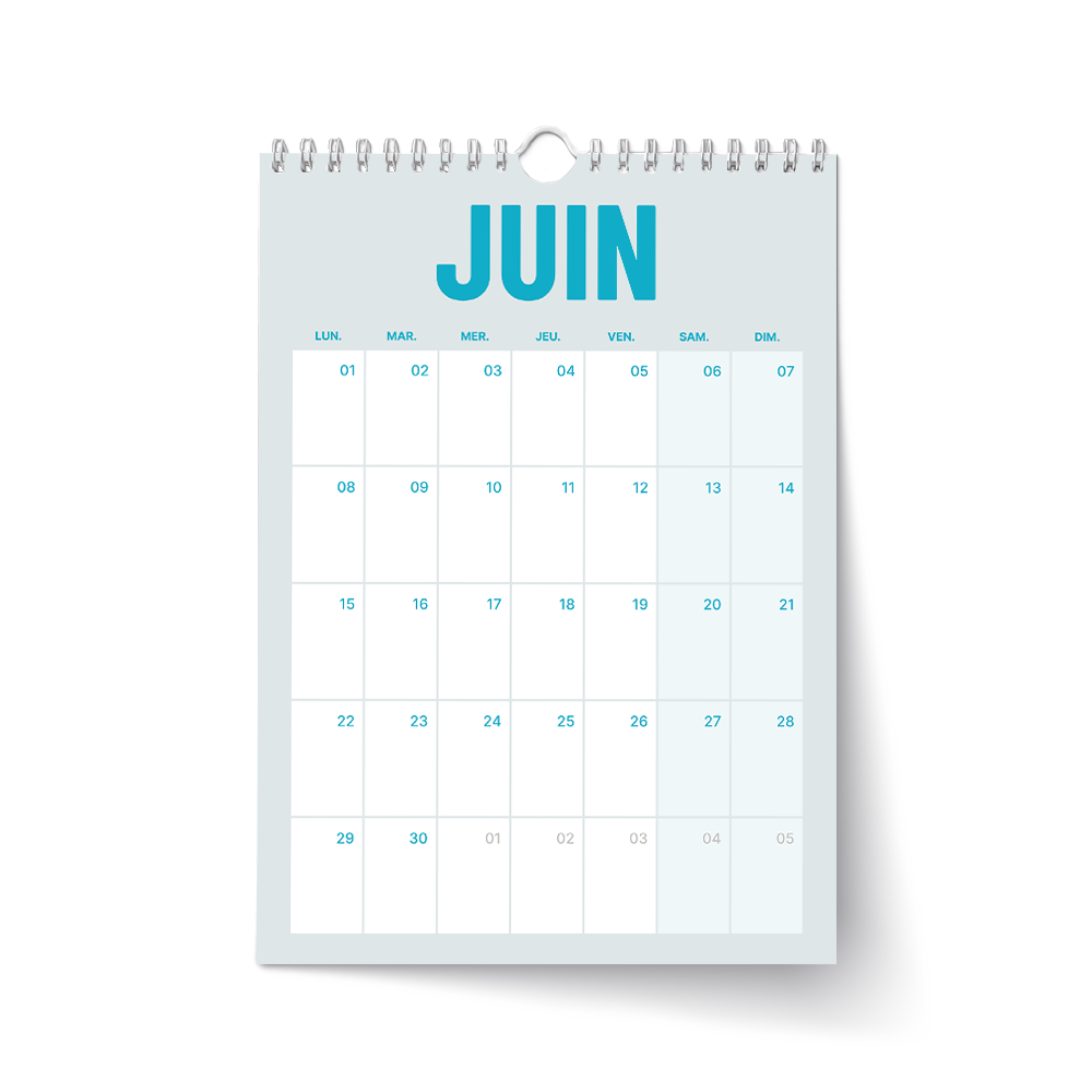 Calendrier à suspendre